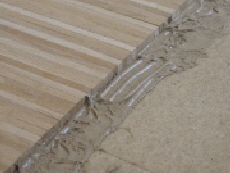 encolado del parquet
